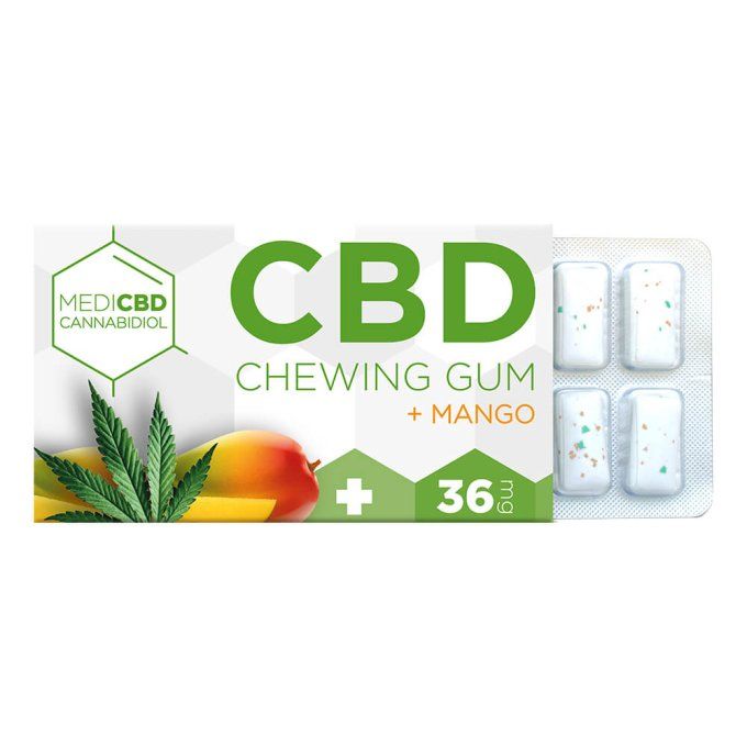 CHEWINGUM MANGUE 36 MG DE CBD